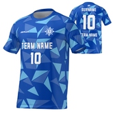 Flight Jersey Fragments - Royal Blue